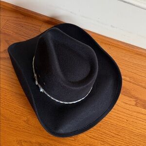 Western Express Inc. Black Cowboy Hat Sz S/M